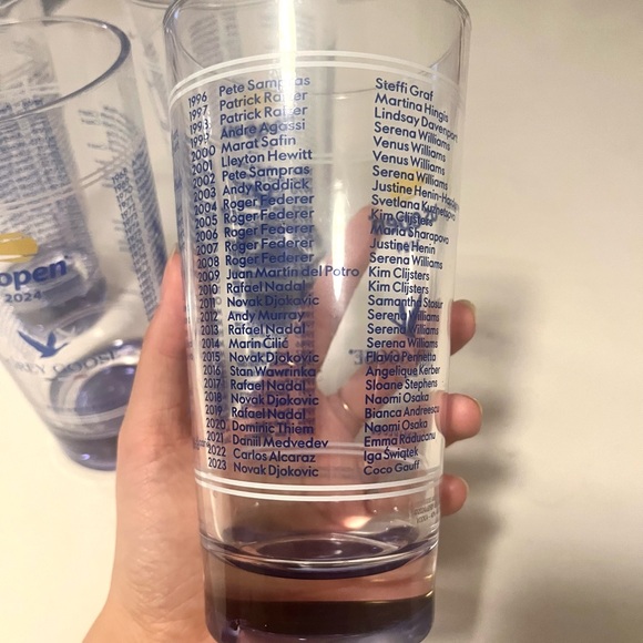 US open honey deuce cup set of 4 - Picture 2 of 2